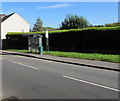 Forge Close bus stop and shelter, Caerleon