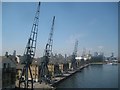 Royal Victoria Dock: Preserved Stothert & Pitt cranes