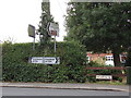 Roadsigns on the A1124 High Street