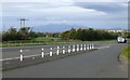 View over the A78 to Arran