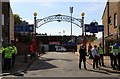 The entrance to Kingsmeadow on Cambridge Road