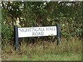 TL8328 : Nightingale Hall Road sign by Geographer