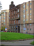 NS5565 : Old and new buildings on Govan Road by Thomas Nugent