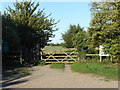 The start of the path to St Peter-on-the-Wall, Bradwell-on-Sea