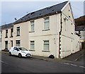 White houses and white car, Wyndham Street, Tynewydd