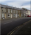 Row of stone houses, Wyndham Street, Tynewydd