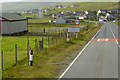 A970 approaching Cunningsburgh