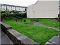 Two benches in a grassy area, Wyndham