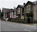 Row of stone houses, Dunraven Place, Wyndham