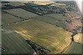 Crop marks in field north of West Ashby: aerial 2018