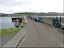 NG8688 : Aultbea Pier at Aird Point by Peter Wood