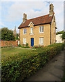 Saffron Walden: almshouse and spire