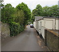 Private road to Thames Motor Yacht Club, East Molesey