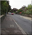 South along Monmouth Road, Abergavenny