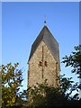 TQ1605 : Sompting church: the tower from the west by Stefan Czapski