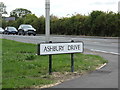 TL9023 : Ashbury Drive sign by Geographer