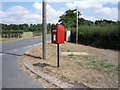 SD6072 : Elizabeth II postbox on the A683, Wrayton by JThomas