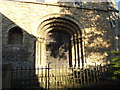 The west doorway of St Mary