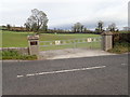 The Queen Elizabeth II Ornamental Gates leading to the Rathfriland Loyal Orange Lodge No 3 Memorial Grounds