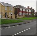 SS9083 : Housing variety, Bryncoch Road, Sarn by Jaggery