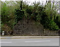 Remains of a railway bridge, Tredegar Street, Risca