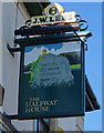 Sign for Halfway House, Royton