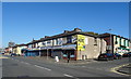 Shops on Oldham Road (A671), Rochdale