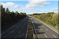 Looking north along the M6