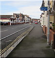 Marine Lake direction sign, Elwy Street, Rhyl