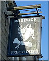 Sign for the Roebuck Inn, Rawtenstall