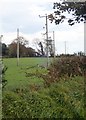 A 11kV line feeding a local line above the Cavan Road