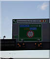 Roadsigns on the A282 Trunk Road