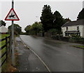 Warning sign - horse riders, Pantlasau, Swansea