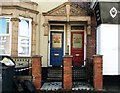 19th century terrace houses in Mill Road (entrances)