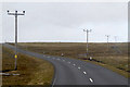 HP6005 : Telegraph Wires Crossing the A698 by David Dixon