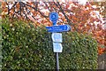 Cycle network signpost, Clava