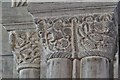 Barton-le-Street, St. Michael and All Angels Church: Norman chancel arch capitals 1