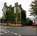 Overgrown Danbert House in Morriston, Swansea