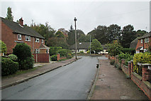 TL4856 : Cherry Hinton: Forest Road on a damp morning by John Sutton