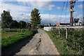 Field Road towards Crowle