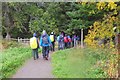 NH7245 : Path into Culloden Wood by Jim Barton