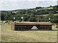 ST8898 : Cross-country fence at Gatcombe Horse Trials by Jonathan Hutchins