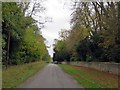 Rural road into Wootton