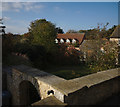 Houses and Gardens seen from the churchyard