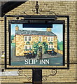 Sign for the Slip Inn, Milnrow