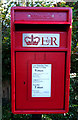 Close up, Elizabeth II postbox on Shore Road