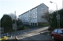 NS5568 : Back of flats on Highfield Drive by Richard Sutcliffe