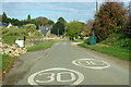 Entering Hinton-in-the-Hedges