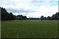 Playing fields by the Severn