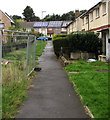 North along Livale Walk, Bettws, Newport